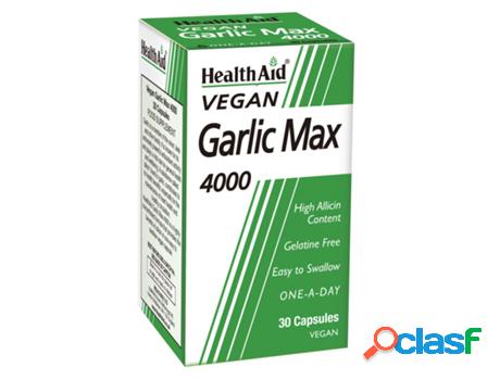 Health Aid Vegan Garlic Max 4000 30&apos;s (Formerly Maxi