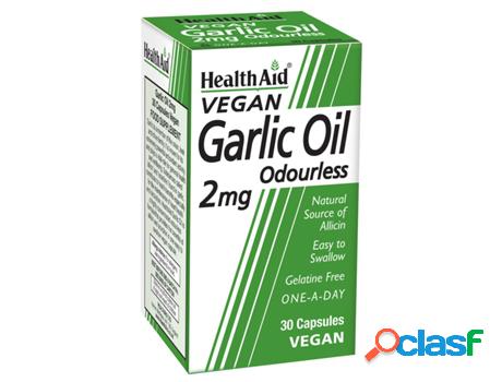 Health Aid Vegan Garlic Oil 2mg Odourless 30&apos;s