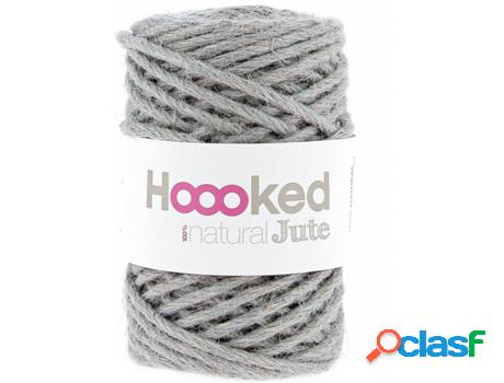 Hilo HOOOKED 100% Natural Jute Grey Mist (Gris)