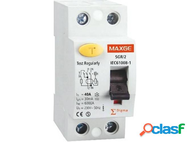 Interruptor Diferencial LEDKIA A-10kA (230 V - AC40 A)
