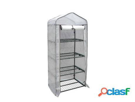 Invernadero portatil pvc 4 niveles 157 cm.