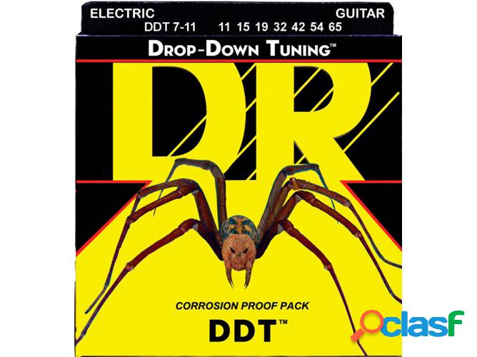 Juego de Cuerdas Guitarra Eléctrica DR DDT7-11 DROP DOWN