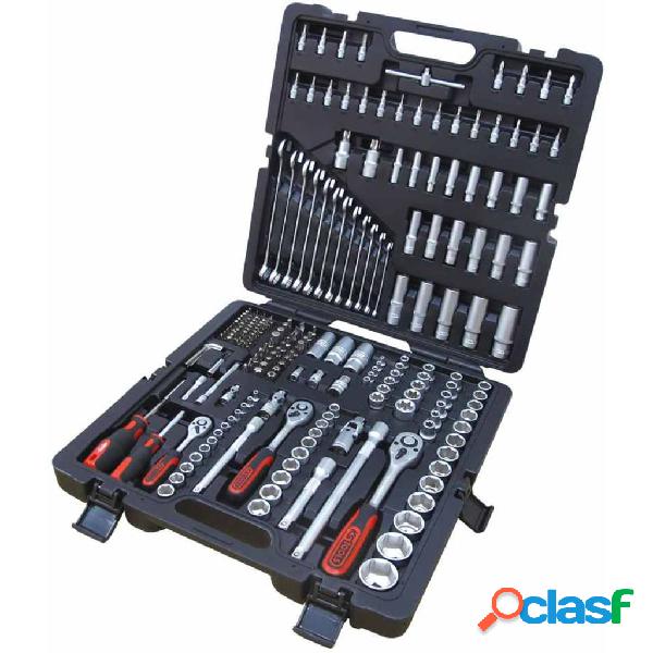 KS Tools Llaves de vaso y puntas 216 piezas 1/4"+3/8"+1/2"