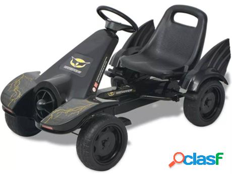 Kart VIDAXL con Pedales y Asiento Ajustable (Negro - Edad