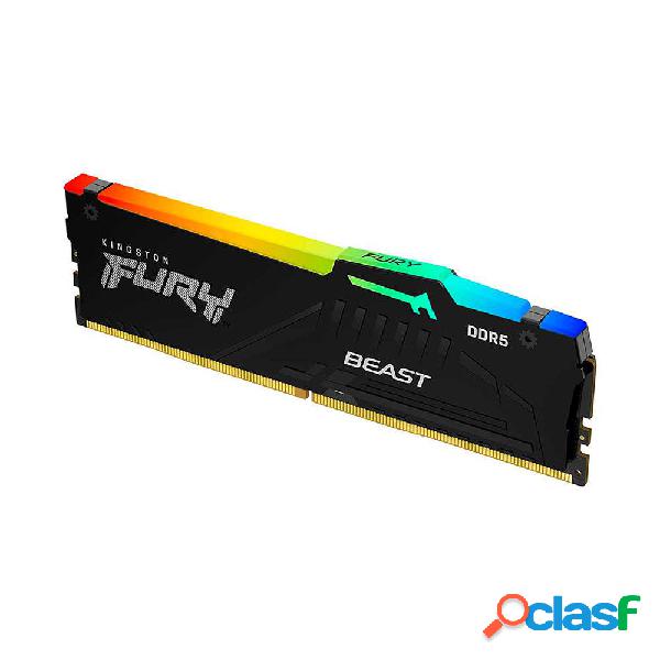 Kingston fury beast rgb 16gb ddr5 4800mhz 1.1v