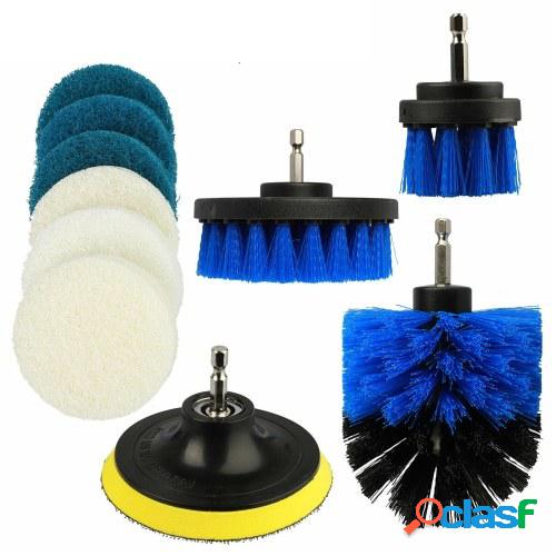 Kit multiusos de cepillo de taladro de fregado de 10 piezas