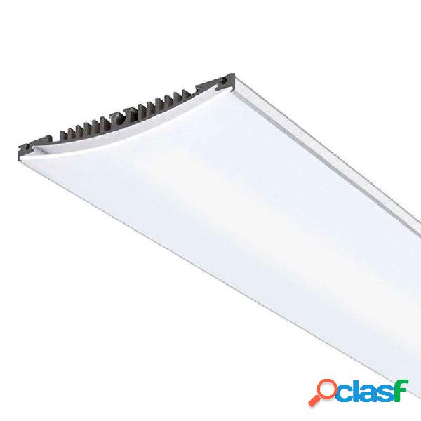 Kit - perfil aluminio multibig para tiras led 1 metro