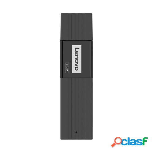 Lenovo D231 Lector de tarjetas multifuncional USB3.0 SD + TF