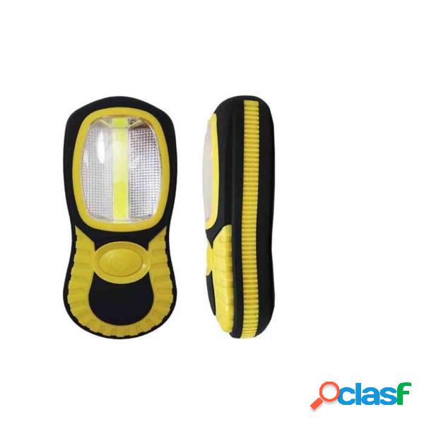 Linterna Iluminacion Led 230Lm Negro/Amarillo Goma Edm