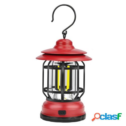 Linterna vintage para acampar Carpa colgante portátil Luz