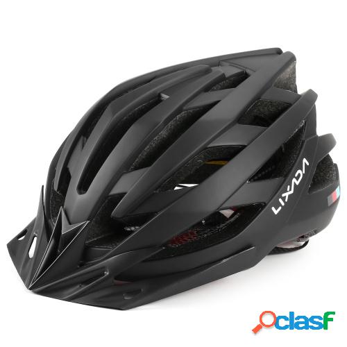 Lixada Casco de ciclismo transpirable con visera reflector