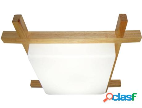 Lámpara LED LEDKIA CCT (Madera - LED Integrado - 15 W)