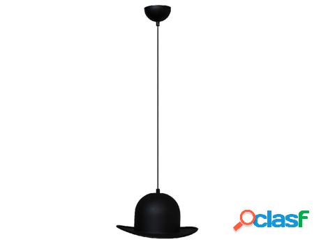 Lámpara de Suspensión Chapeau HOMEMANIA (Negro-Metal-29 X