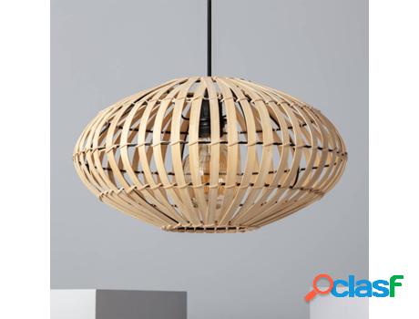 Lámpara de Suspensión LEDKIA Bambu (Natural - E27 - 60 W)