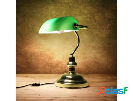 Lámpara de mesa LUX.PRO Verde/Latón (42 W - E27)