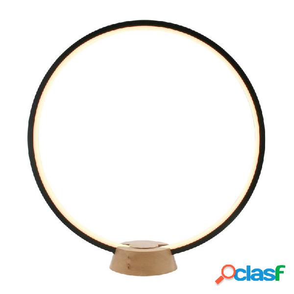 Lámpara de mesa cycle in 48w antracita ø40cm blanco frío
