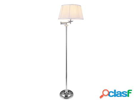 Lámpara de pie LUX.PRO Cromo/Blanco (60 W - E27)