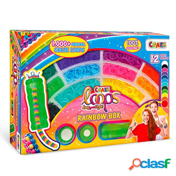 Loops Rainbow Box 1000 Gomas Pulseras