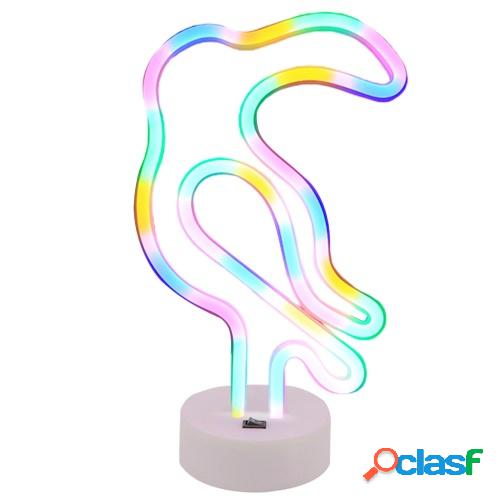 Luz de neón LED Lámpara de noche pequeña Lámpara de