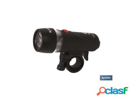 Luz led faro bicicleta 3 funciones