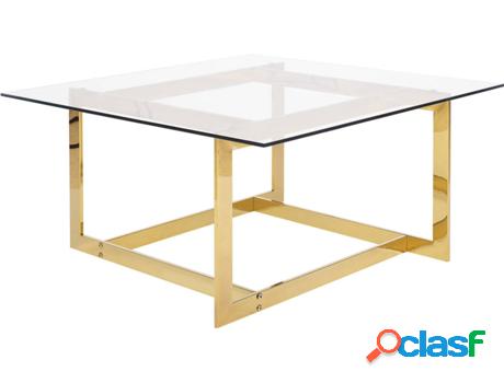 Mesa de Centro Crystal (Dorado - Cristal -80x80x40 cm)