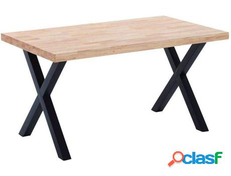 Mesa de Comedor ABECEDARIO salvaje-negro (Madera - 9 x 76 x