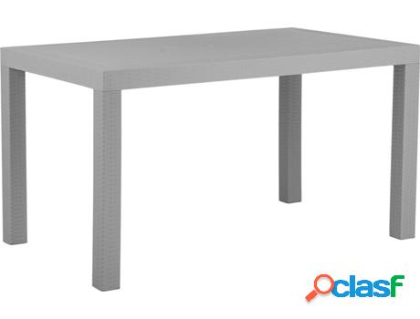 Mesa de Exterior Fossano (Gris - Material Sintético