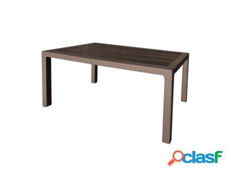 Mesa resina 150x90cm wengue 4090/08