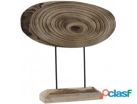 Metal HOGAR Y MÁS Madera De Paulownia Y Moderno Y Elegante