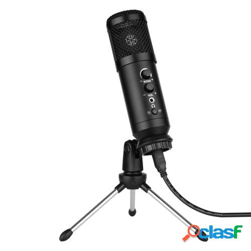 Micrófono de computadora USB con silencio / reducción de