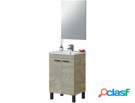 Mueble de Baño ARKITMOBEL PM50 (Roble Alaska - Melamina,