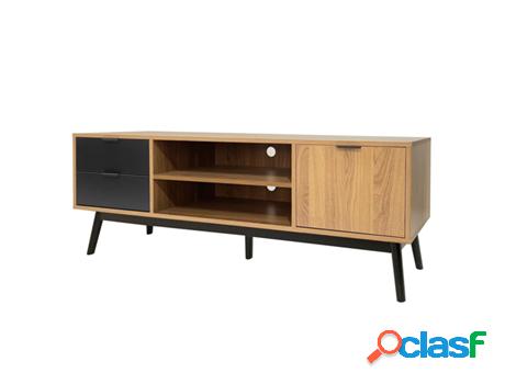 Mueble de TV FORNOR Neruk (140x37x52 cm - Madera - Marrón)