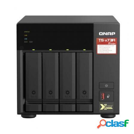 Nas qnap ts-473a-8g/ 4 bahias 3.5"- 2.5"/ 8gb ddr4/ formato