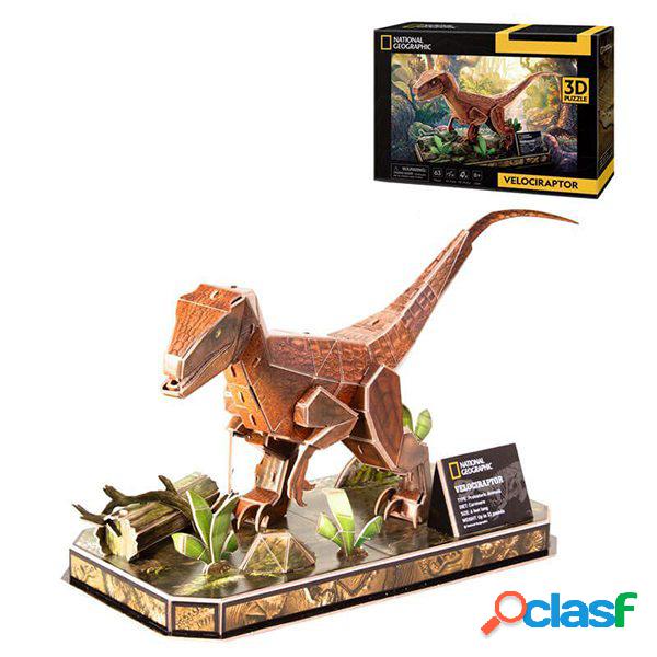 National Geographic Puzzle 3D Velociraptor