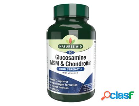 Natures Aid Glucosamine MSM & Chondroitin with Vitamin C