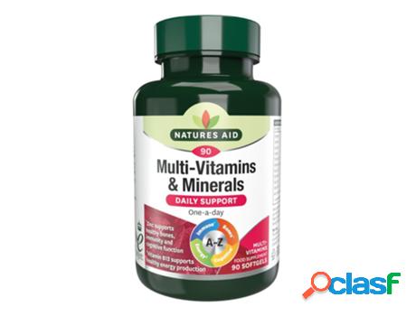 Natures Aid Multi-Vitamins & Minerals (with iron) Softgels