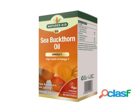 Natures Aid Sea Buckthorn Oil 500mg Omega-7 60&apos;s