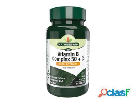 Natures Aid Vitamin B Complex 50 + C 30&apos;s