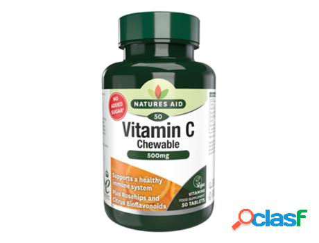 Natures Aid Vitamin C Chewable 500mg 50&apos;s