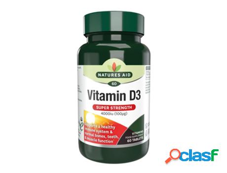 Natures Aid Vitamin D3 4000iu (100ug) 60&apos;s