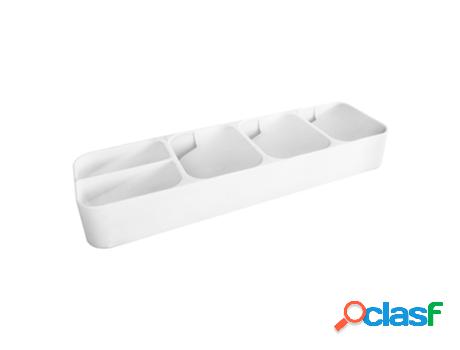 Organizador Para Cubiertos Quttin Blanco Plástico (38,5 X