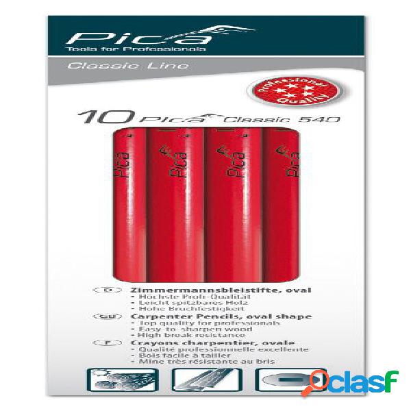 PICA 540/24 - Caja con 10 lápices de carpintero de 24 cm