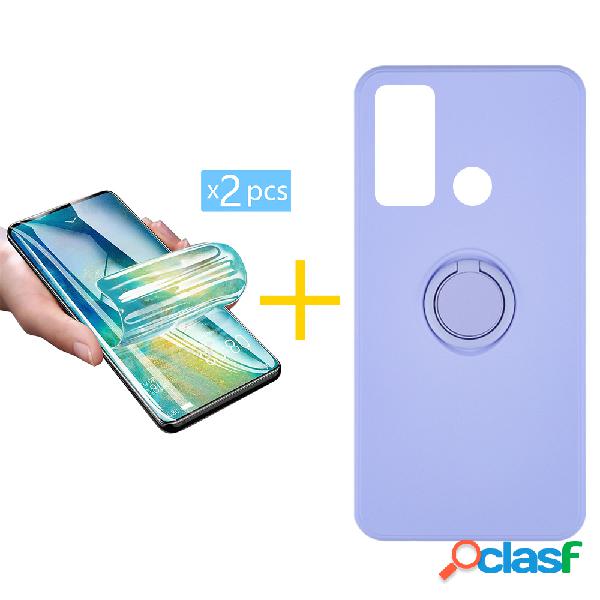 Pack 2 Películas + Funda SKYHE por Huawei P Smart 2020 Gel
