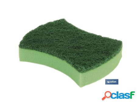 Pack de 3 estropajos verdes con esponja modelo lima caja 16