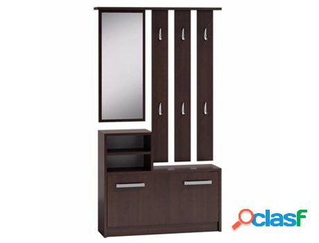 Perchero SELSEY Yesfir wengué (85 x 160 x 24)