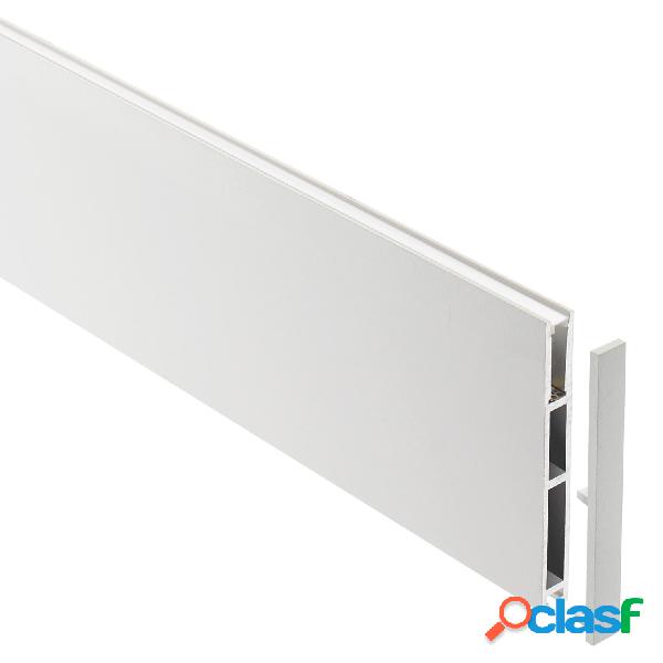 Perfil aluminio phanter s3 para tiras led 2 metros blanco