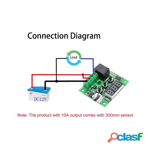 Placa controladora de temperatura digital W1209 Panel de