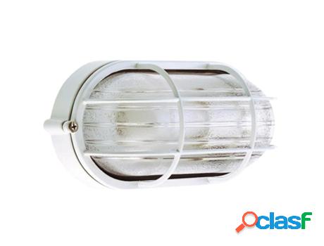 Plafón industria ip44 oval blanco