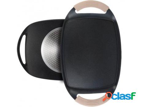 Plancha asar aluminio 47x28x3,5 cm