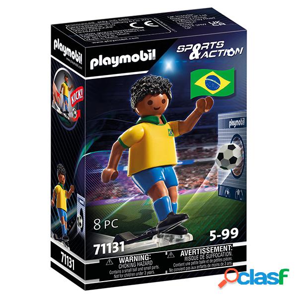 Playmobil Sports Action 71131 Jugador de F?tbol - Brasil